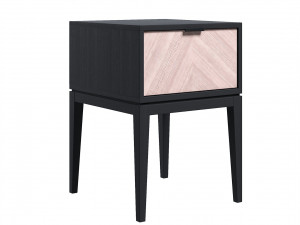 Bedside table with high legs 3D 模型