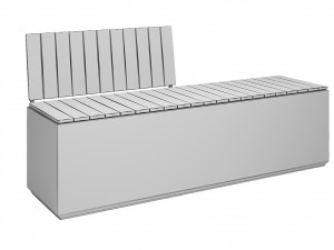 Concrete bench - BOX WB 3D Model