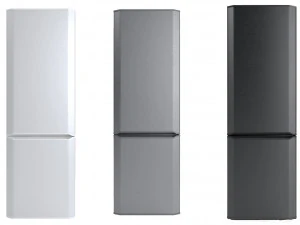 Fridge - white gray black 3D Model