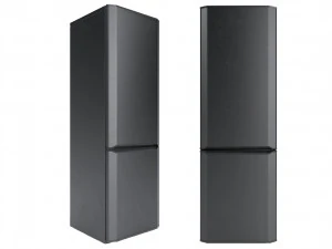 Fridge - white gray black 3D Model