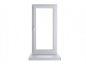 Plastic window - white 3D Model