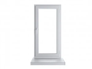 Ventana de pl&aacute;stico - blanca Modelo 3D