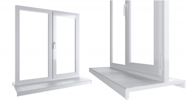 Plastic window - white Modèle 3D .c4d .max .obj .3ds .fbx .stl .blend 
