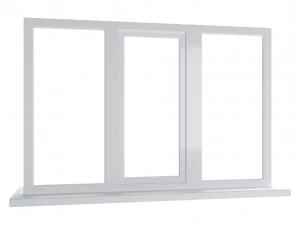 Large plastic window - white 3D Model