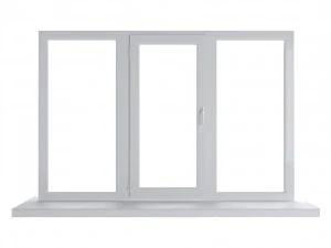 Large plastic window - white 3D Model