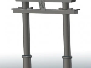 Portal Torii Jap&atilde;o Samurai Modelo de Impressão 3D