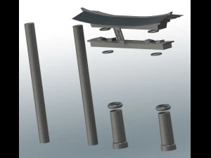 Torii Japan portal Samurai 3D Print Model