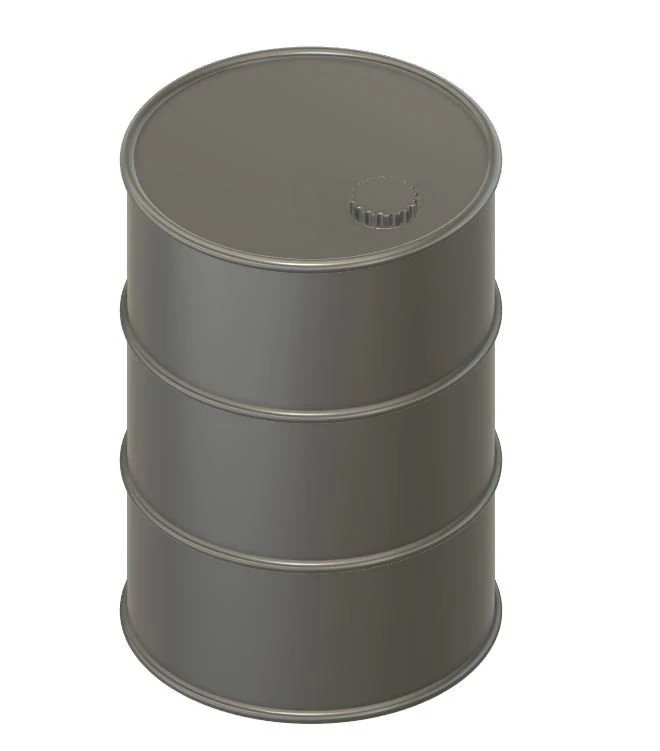 Oil Barrel 3D Print Model .c4d .max .obj .3ds .fbx .stl .blend 
