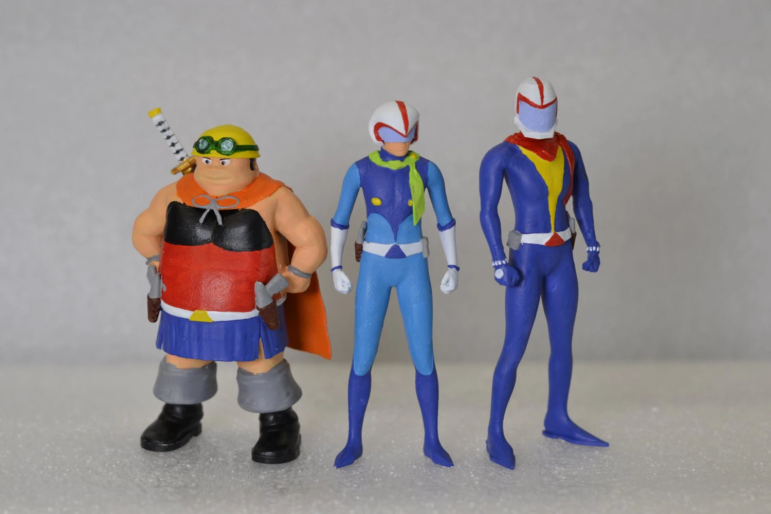Ryoma Nagare Hayato Jin Musashi Tomoe pilots Getter robot 3D Print Model .c4d .max .obj .3ds .fbx .stl .blend 