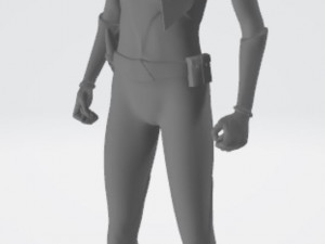 Pilot Getter Ryoma Nagare 3Dプリントモデル