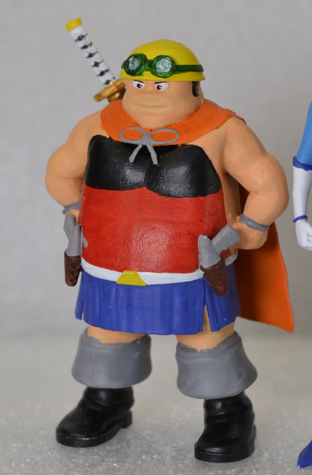 Pilot Getter Musashi Tomoe 3D-Druckmodell .c4d .max .obj .3ds .fbx .stl .blend 