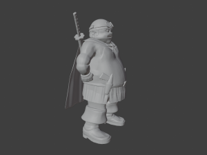 Pilot Getter Musashi Tomoe 3D-Druckmodell