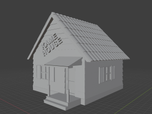Kame House modular 3D Print Model