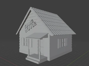 Kame House modular 3D Druckmodell
