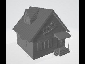 Kame House Dragonball 3D Print Model