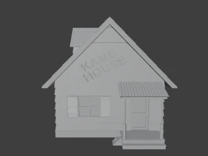 Kame House Dragonball 3D Print Model