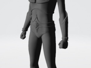 Actarus Duke Fleed close Hand 3D Print Model
