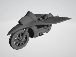 Motosiklet Hiroshi Shiba Jeeg Robot &ccedil;eliği 3D Baskı Modeli