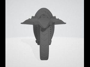 Motorcicle Hiroshi Shiba Jeeg Robot steel 3D Print Model