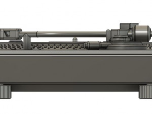 Turntable Technics DJ SL-1200 MK7 Modèles 3D en vedette