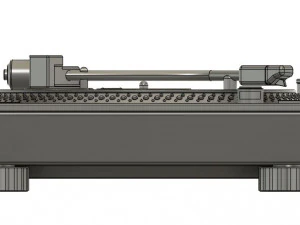 Turntable Technics DJ SL-1200 MK7 3D Print Model