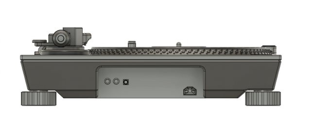 Turntable Technics DJ SL-1200 MK7 3D Print Model in Other 3DExport