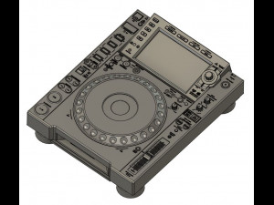 CDJ nexus dj media player Pioneer 3D प्रिंट मॉडल
