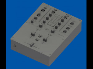 Pioneer DJM 2-channel mixer 3D Print Model