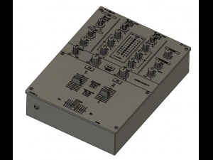 Pioneer DJM 2-channel mixer 3D Print Model