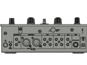 Pioneer DJM 2-channel mixer 3D-Druckmodell