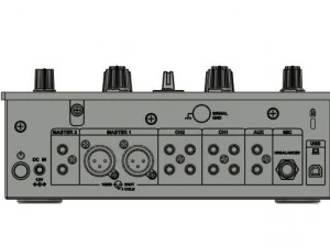 Pioneer DJM 2-channel mixer 3D Print Model