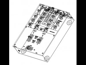 Pioneer DJM 2-channel mixer 3D Print Model