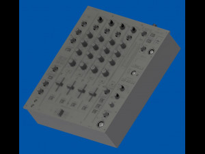 Pioneer DJM 4-channel mixer 3D Print Model