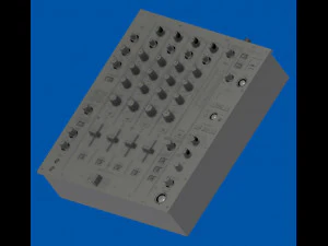 Pioneer DJM 4채널 믹서 3D 프린트 모델
