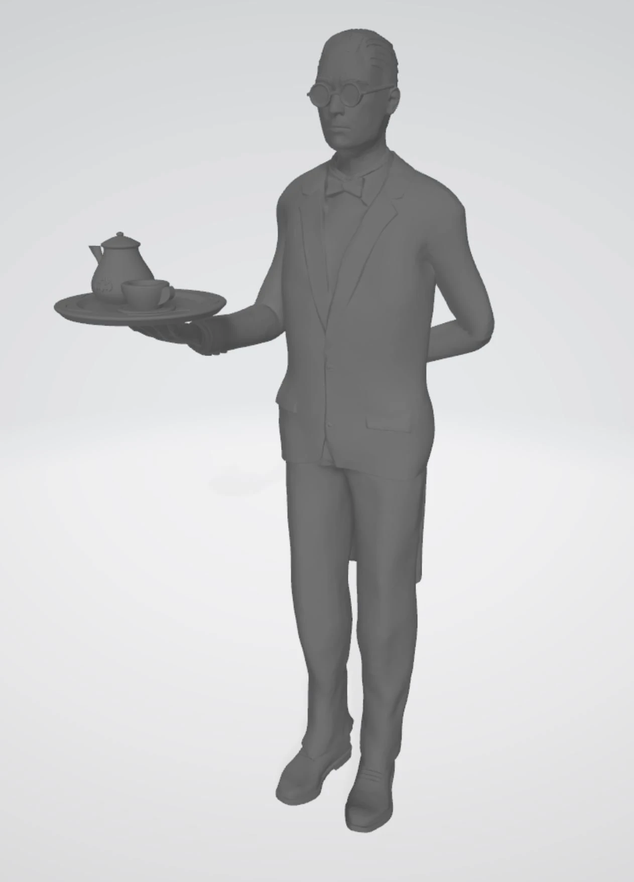 Alfred Pennyworth Batman 3D Print Model .c4d .max .obj .3ds .fbx .stl .blend
