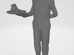 Alfred Pennyworth Batman 3D Принт Модель