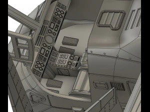Aeronave militar Osprey v22 escala 118 Modelo de Impressão 3D