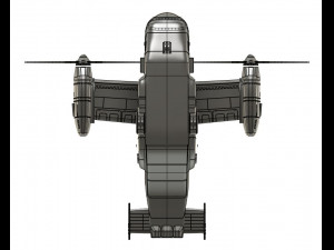 Osprey v22 military aircraft scale 118 3D Baskı Modeli