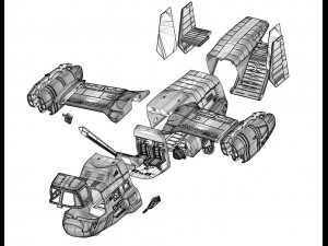 Osprey v22 military aircraft scale 118 3D Baskı Modeli