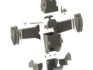 Aeronave militar Osprey v22 escala 118 Modelo de Impressão 3D