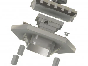 Base Fortress of Sciences Great Mazinger kit 3D Print Model