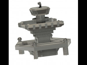 Base Fortress of Sciences Great Mazinger kit Modèles 3D en vedette
