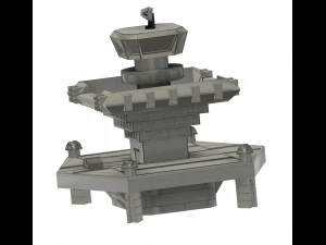 Base Fortress of Sciences Great Mazinger kit 3D Print Model
