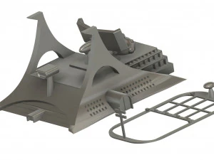 KIT DEL INSTITUTO DE INVESTIGACIÓN FOTOATÓMICA BASE MAZINGER Z Modelo de impresión 3D