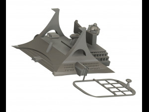 MAZINGER Z BASE PHOTOATOMIC RESEARCH INSTITUTE KIT 3D Baskı Modeli