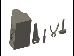 135 scale diorama tool set 3D 打印模型