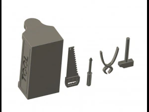 135 scale diorama tool set 3D Print Model