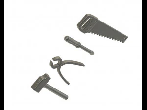 135 scale diorama tool set 3D Print Model