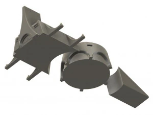 Kit of Anti-Atomic Base for Jeeg Robot 3D Print Model
