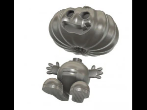 Sorridente personaggio della zucca di Halloween Modello di stampa 3D